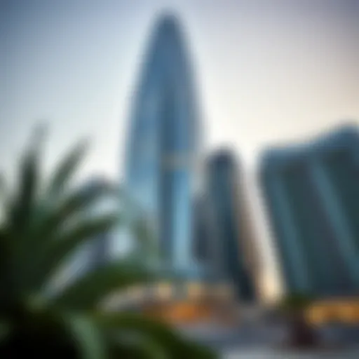 Architectural Marvel of One Tower Stunning exterior view of One Tower showcasing its modern architectural design