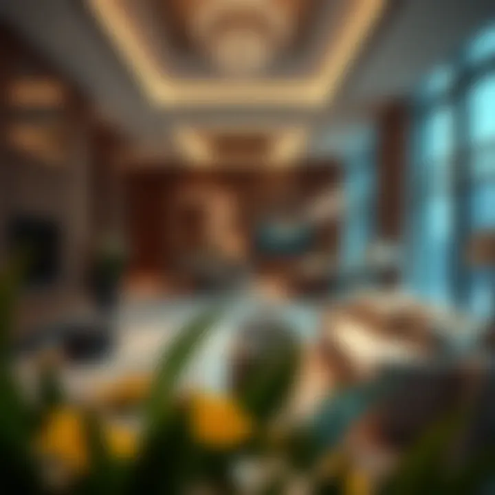 Luxurious interior of a residence in Park Heights Square