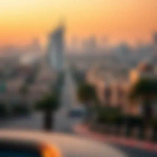Stunning view of Rashidiya skyline