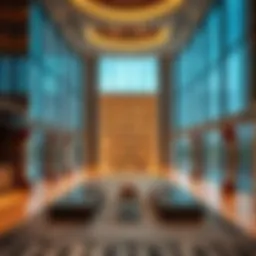 Architectural marvel of Royal Regency Suites showcasing modern design