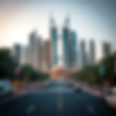 Architectural highlights of buildings along Sheikh Zayed Road