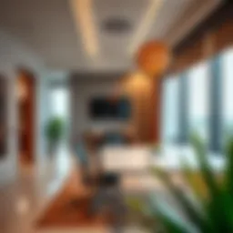 Modern small office layout in Dubai