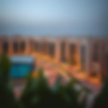 Overview of Mussafah Industrial Area showcasing rental opportunities