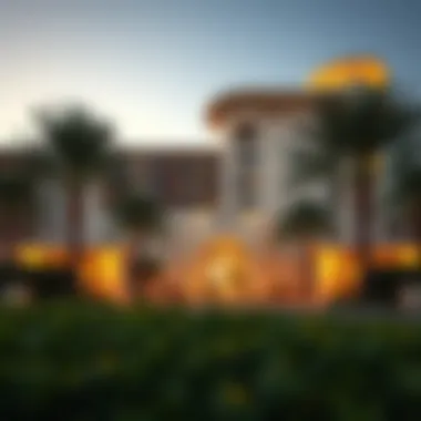 Luxurious exterior view of Sofitel Palm Dubai