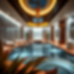 Luxurious spa environment showcasing modern design