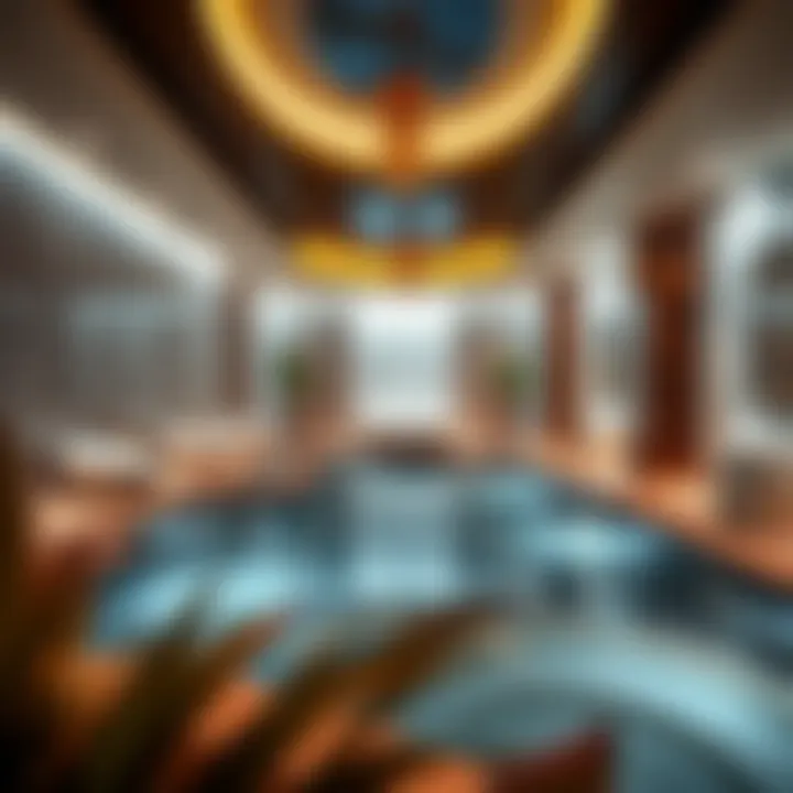 Luxurious spa environment showcasing modern design