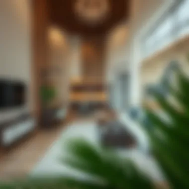Amenities available in a luxury studio apartment