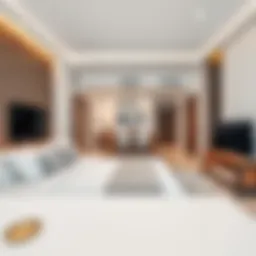 Modern studio apartment interior design