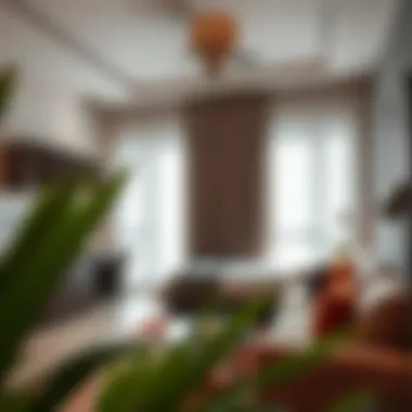 Cozy Studio Interior in Deira A cozy studio apartment interior in Deira showcasing modern design