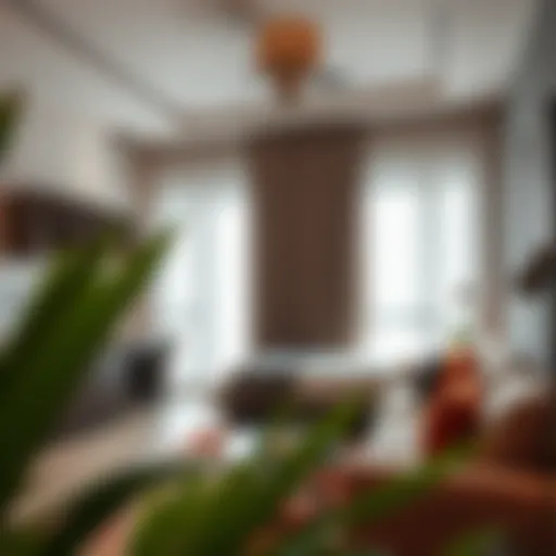 Cozy Studio Interior in Deira A cozy studio apartment interior in Deira showcasing modern design