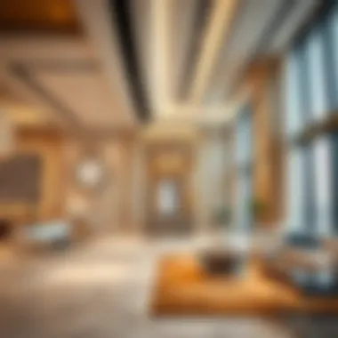 Luxurious Interior Features of Al Ameri Building Interior design elements of Al Ameri Building highlighting luxury finishes
