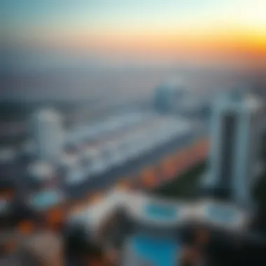 Panoramic View of Al Rigga Real Estate Landscape Panoramic view of Al Rigga area highlighting real estate opportunities