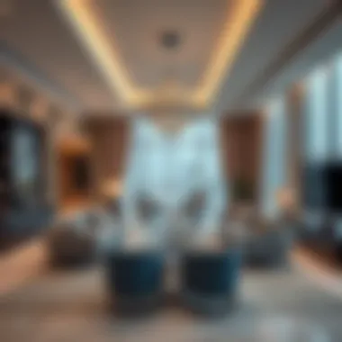 Luxurious interior design features of Canal Crown residences