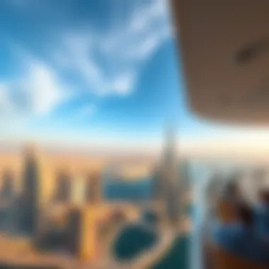 Panoramic skyline view from the Canal Crown observatory