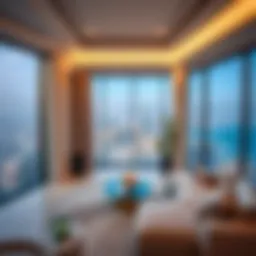 Stunning corner residence featuring panoramic city views