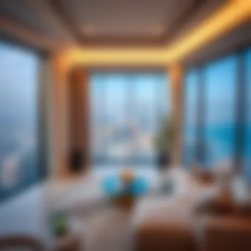 Stunning corner residence featuring panoramic city views