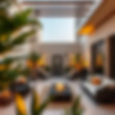 Private outdoor space typical for corner residences