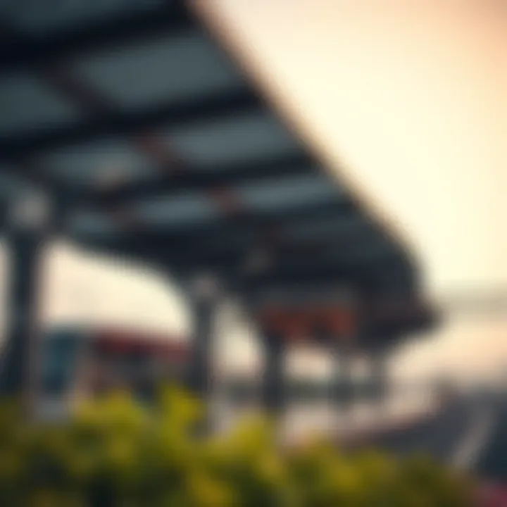 Public transport station in Rashidiya