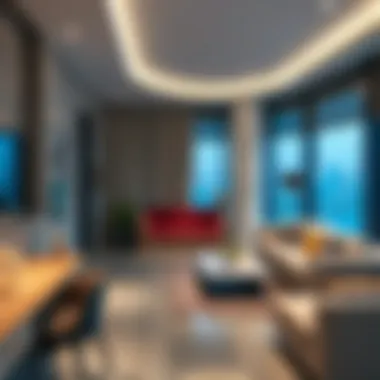 Modern Amenities in Hotel Apartment Modern amenities and facilities in a hotel apartment