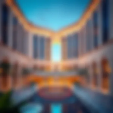 Stunning architectural design of Royal Continental Suites