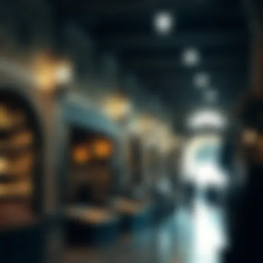 Intricate details of a traditional souk