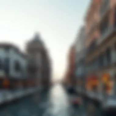 Cultural Fusion in Venice in Dubai Cultural fusion in Dubai's Venice project