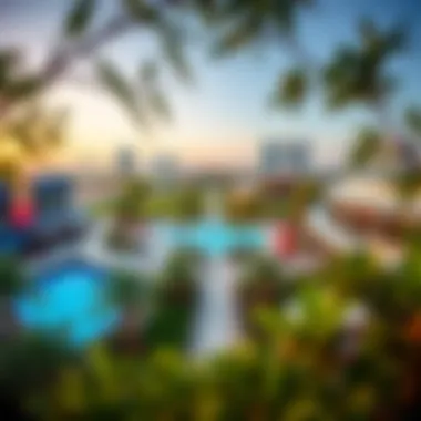 Panoramic view of Xpark Dubai showcasing its recreational spaces