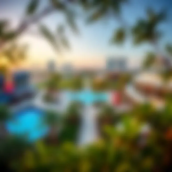 Panoramic view of Xpark Dubai showcasing its recreational spaces