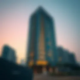 Architectural design of the Gemaco Building showcasing modern aesthetics