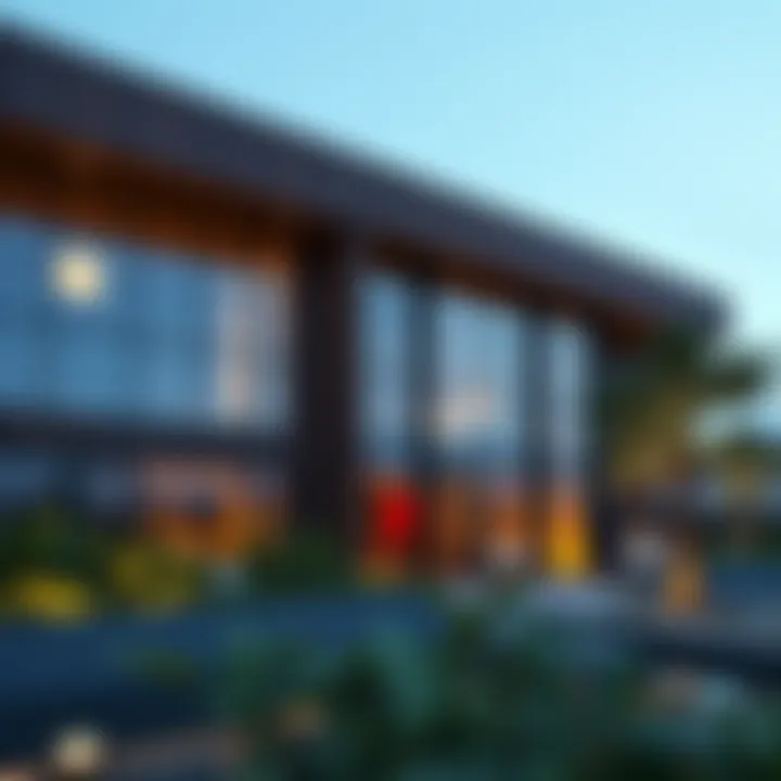 Sustainable living spaces integrated with technology