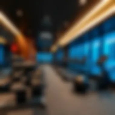 State-of-the-art fitness center equipped with modern amenities