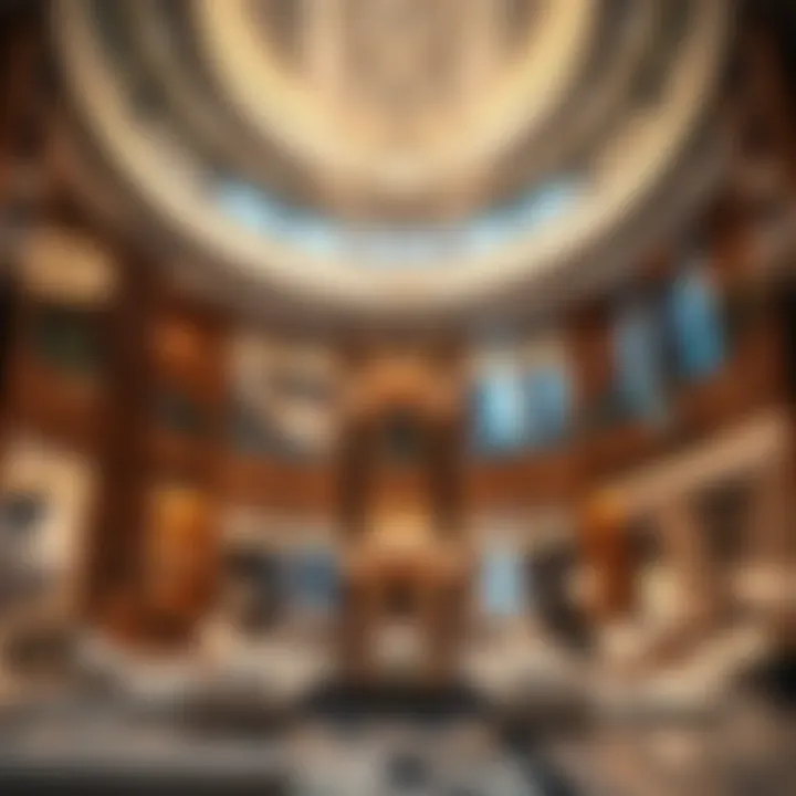 Jewel Tower Interior Interior design elements of Jewel Tower highlighting modern aesthetics