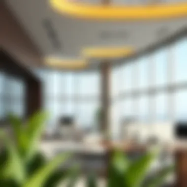 Modern office spaces inside Jumeirah Bay X2 Tower designed for productivity