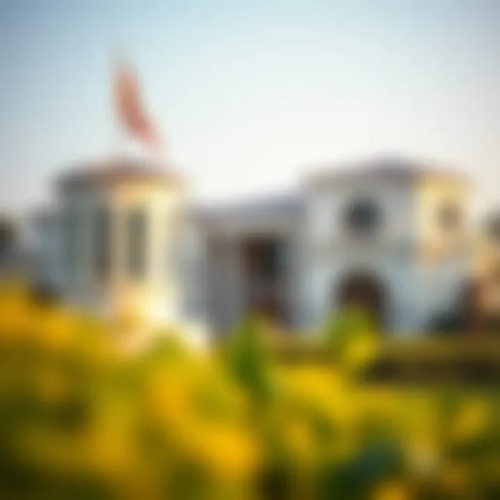 Architectural Excellence in Jumeirah Golf Estates Elegant architectural design of homes in the community