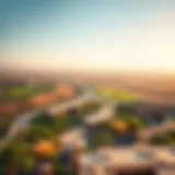 Breathtaking Landscape of Jumeirah Golf Estates Stunning view of the Jumeirah Golf Estates landscape