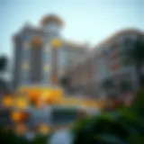 Luxurious exterior view of Kempinski Palm