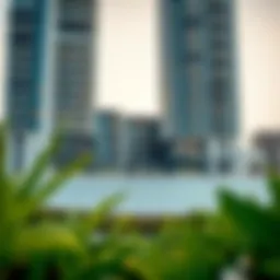 Lago Vista Tower exterior view showcasing its modern design