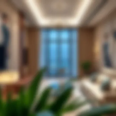 Luxurious interior of a Lago Vista Tower apartment