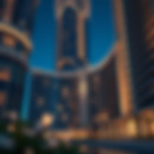 Architectural Excellence of Le Reve Towers Exquisite architectural detail of Le Reve Towers showcasing modern design