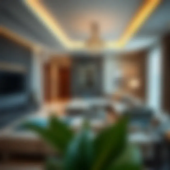 Sophisticated Interior Design Elegant living space in the apartment