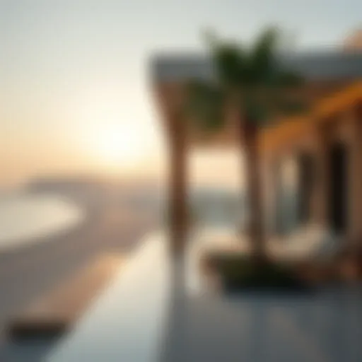 Stunning view of Marjan Island beachfront
