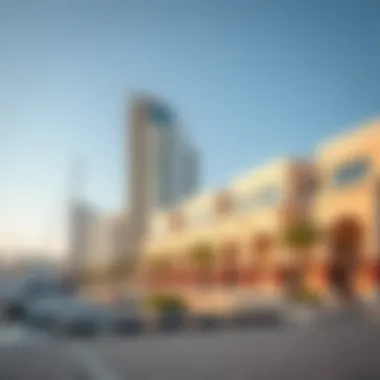 Architectural Elegance of Marsa Al Bateen Architectural details of modern buildings surrounding Marsa Al Bateen Marina