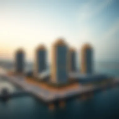 The architectural design of The Palm Jumeirah