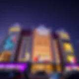 Exterior view of Nation Towers Mall showcasing modern architecture