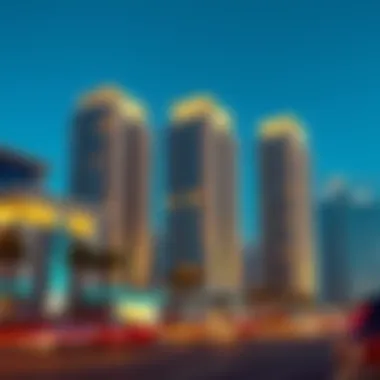 Impact of National Holidays on Real Estate Growth Modern real estate developments illuminated for a celebration