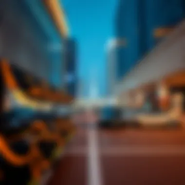 Accessible parking spaces at Dubai Mall