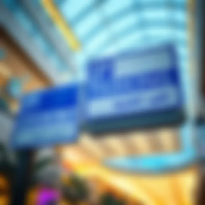 Signage indicating parking zones at Dubai Mall