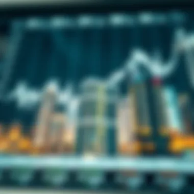 Financial charts depicting investment strategies in real estate