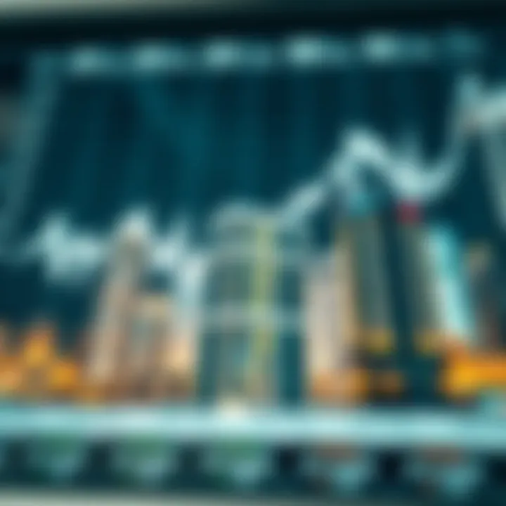 Financial charts depicting investment strategies in real estate