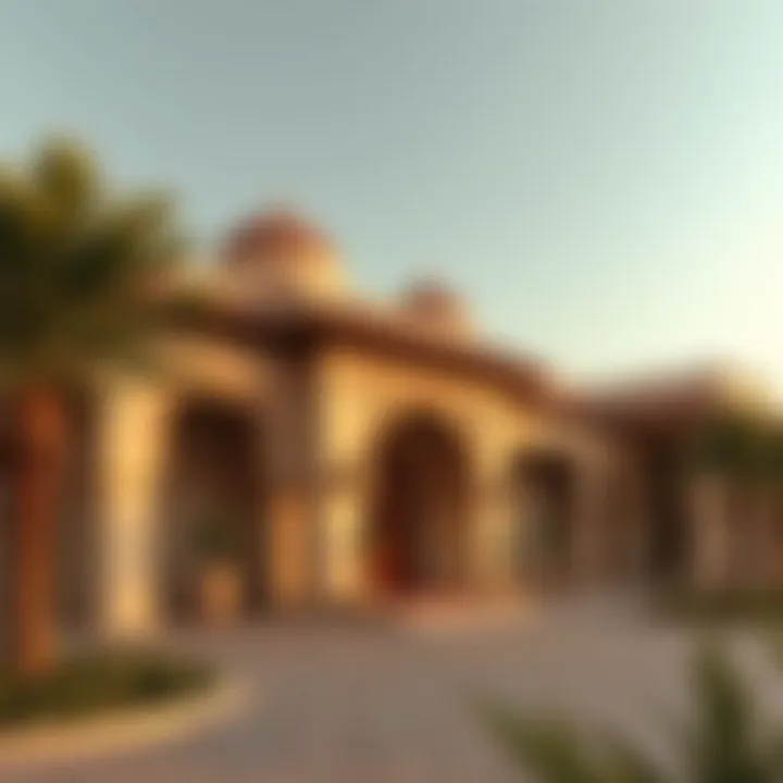 Traditional Emirati Cultural Landmark Cultural landmark showcasing traditional Emirati architecture